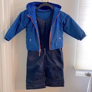 Boys Columbia 18-24mth snow bibs & reversible coat